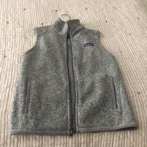 Patagonia gray sweater vest